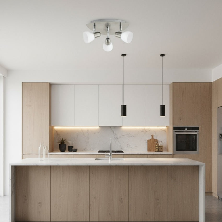 Lustra cu 3 Spoturi Reglabile ENEA Silver Eglo