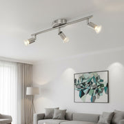 Lustra Cu 3 Spoturi Reglabile Silver BUZZ-LED 48.5CM ARGINTIE Lighting Fixtures