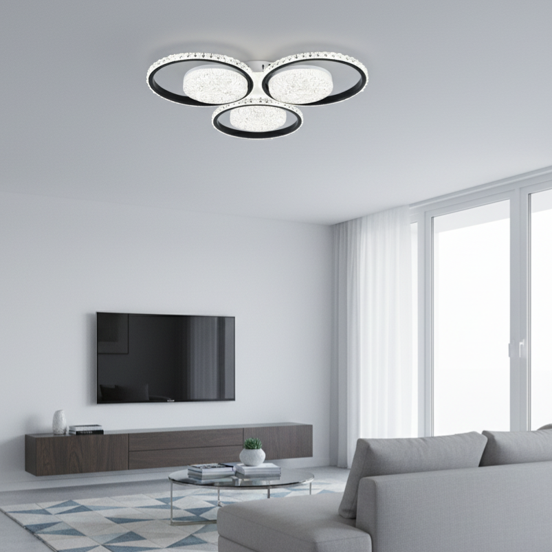 Lustra LEMYA White Echivalent 700W Telecomanda