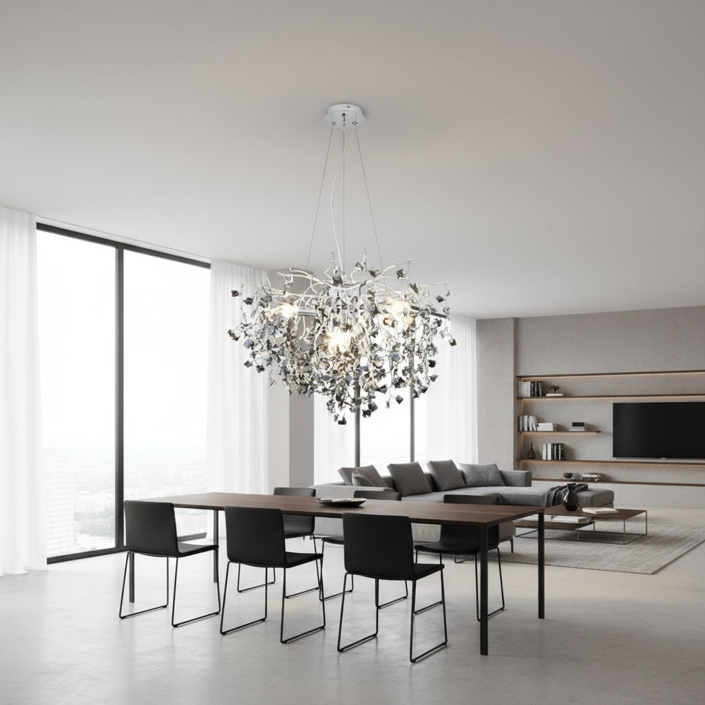 Candelabru Cristal LUXURY Silver SOFT 60cm