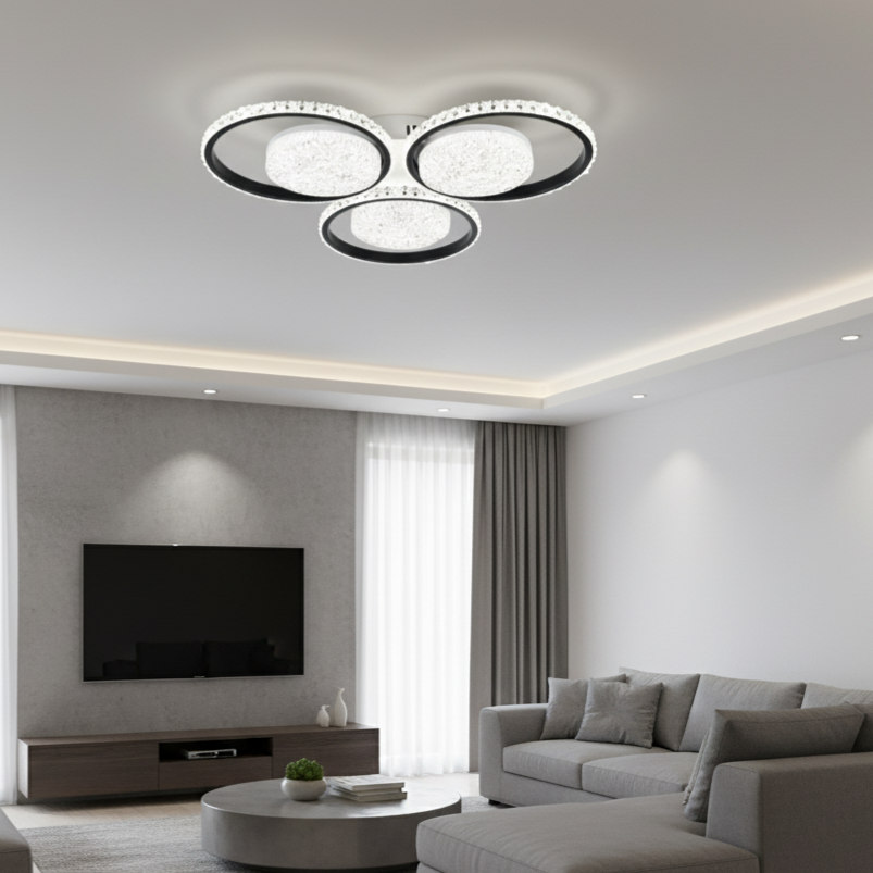 Lustra LEMYA White Echivalent 700W Telecomanda