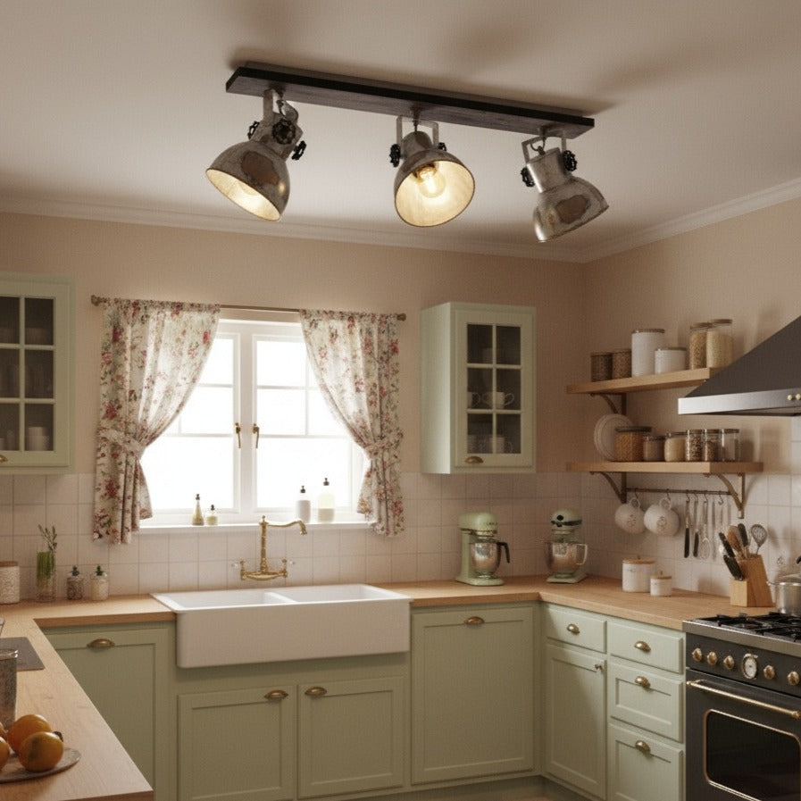 Lustra Vintage Cu 3 Spoturi Reglabile BARNSTAPLE 75CM