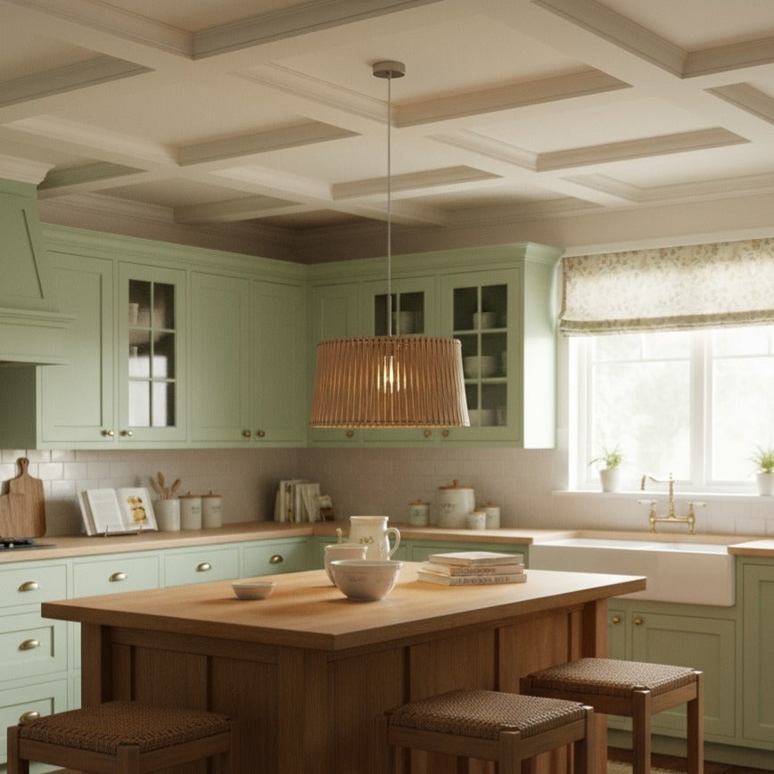 Pendul SENDERO Wood 1xE27 Eglo Ø45CM