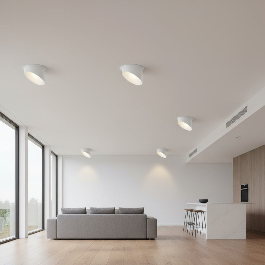 Spot Incastrat Rotund Alb Dulie MR16 Ø70x69mm