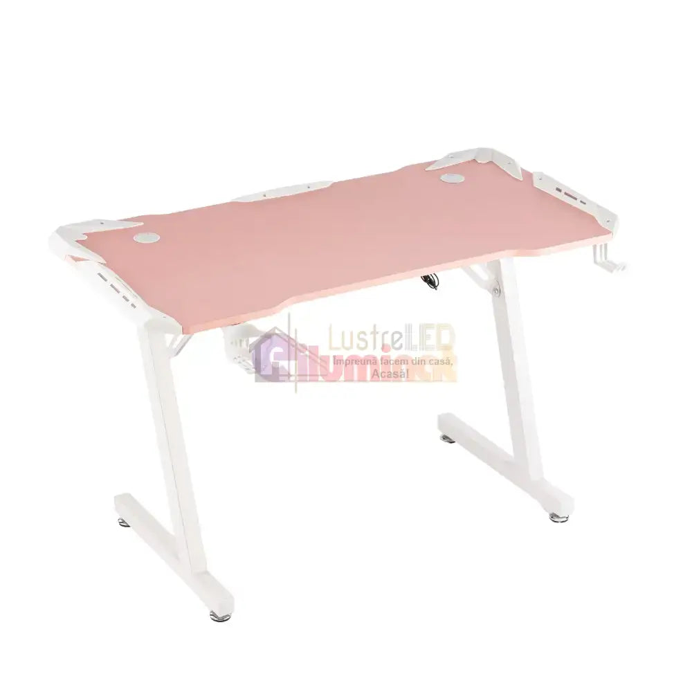 Birou De Gaming 505 Pink 120X60X73Cm Desks