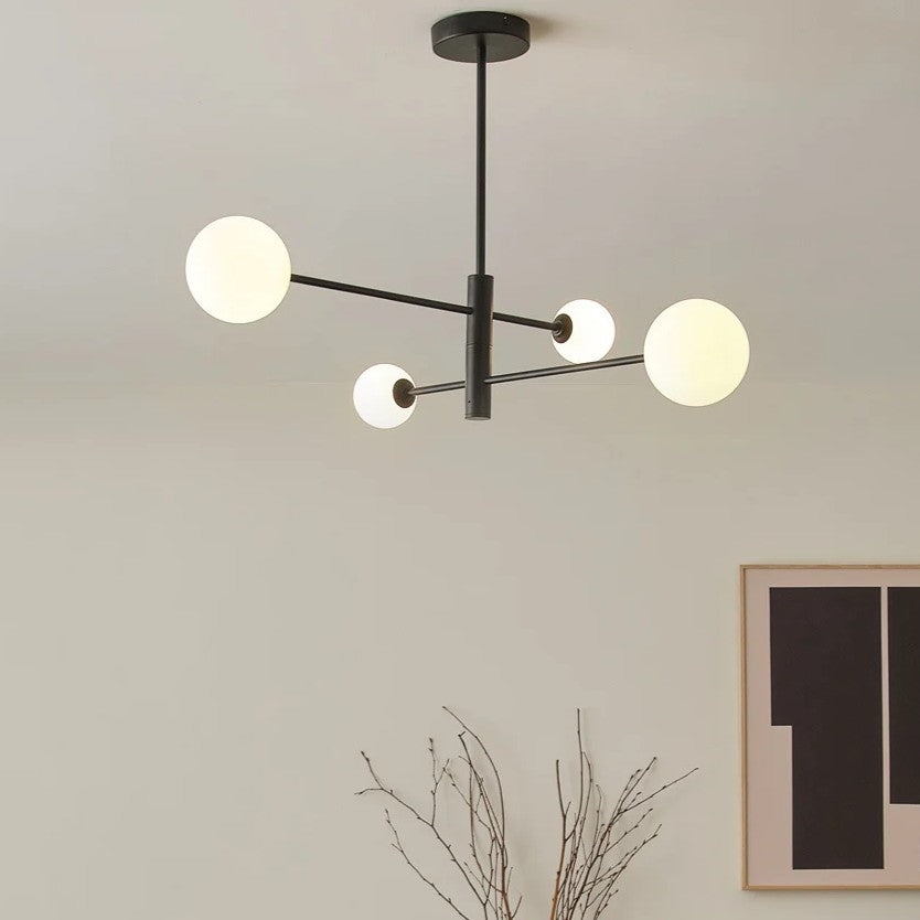 Lustra Abajur MAT BLACK 4XE27 - 8837/4