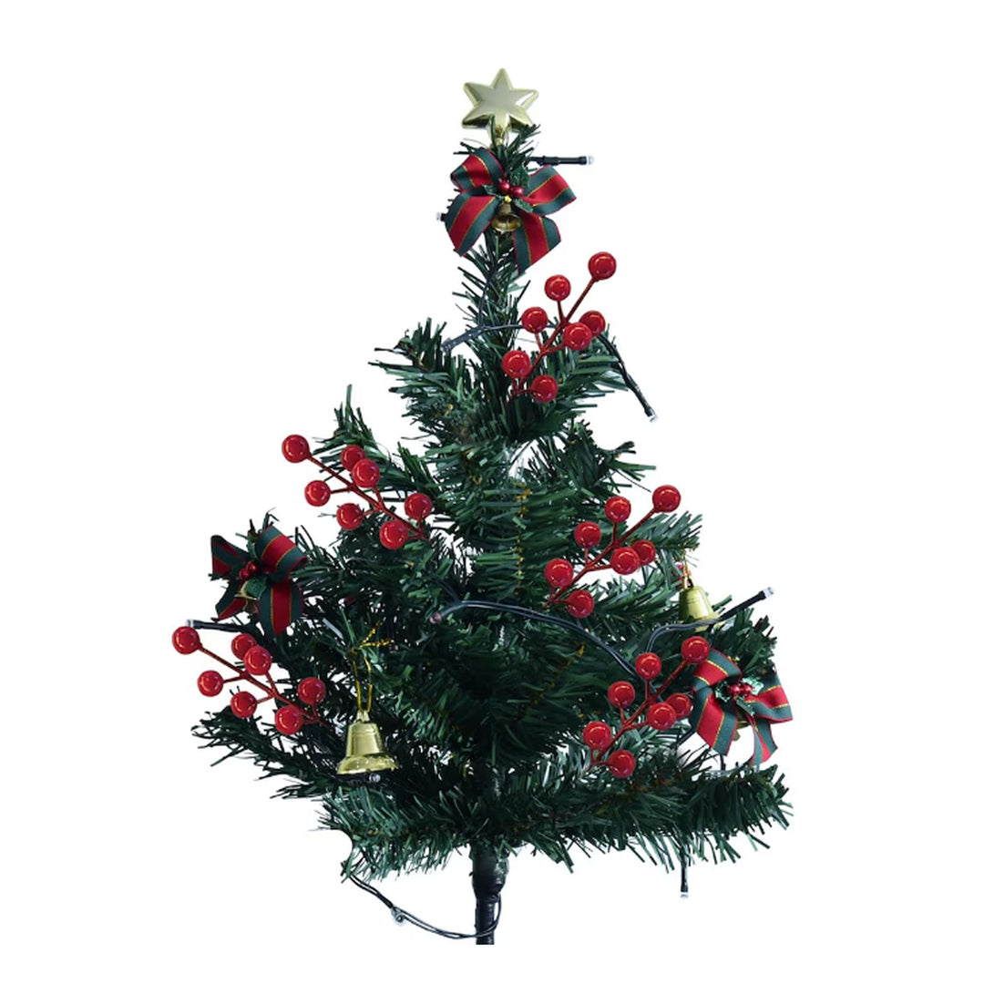 Brad LED de Craciun Verde | 75CM | 10lm | IP44