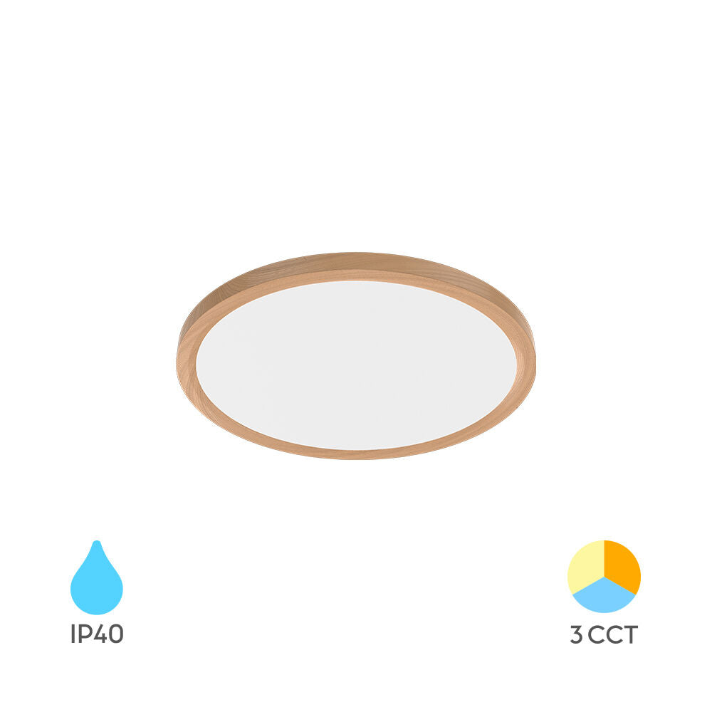 Plafoniera LED Zetta 23CM Maro IP40 3 Lumini Echivalent 160W