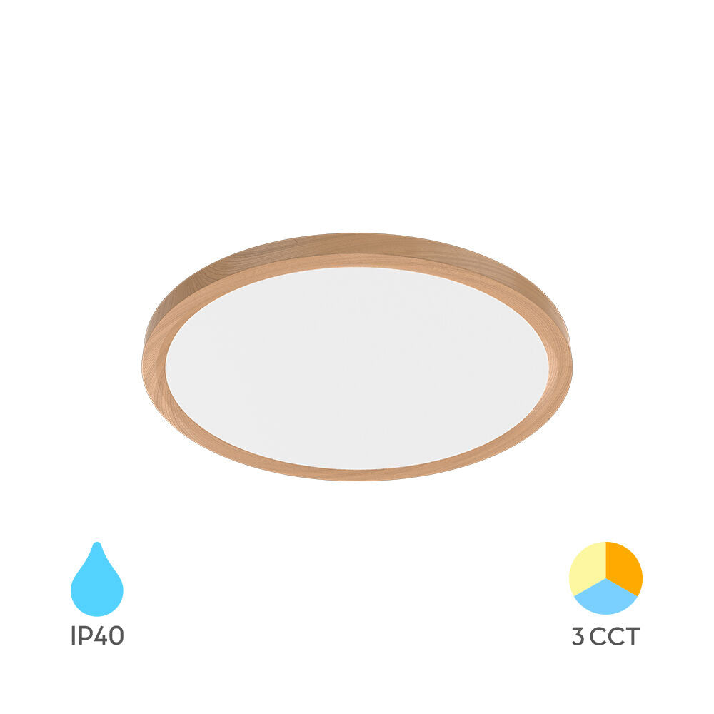 Plafoniera LED Zetta 30CM Maro IP40 3 Lumini Echivalent 200W