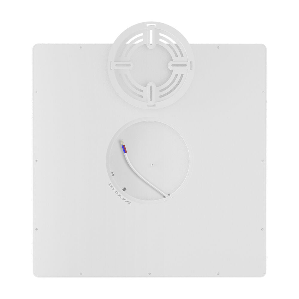 Plafoniera LED Zetta 40x40CM Alba IP40 3 Lumini Echivalent 250W