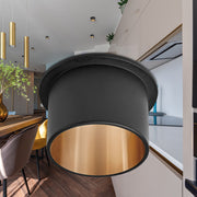 Spot Incastrat Rotund Negru & Auriu Dulie MR16 Ø70x63mm