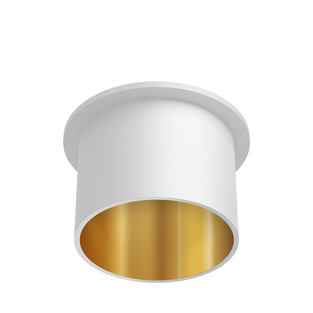 Spot Incastrat Rotund Alb & Auriu Dulie MR16 Ø70x63mm