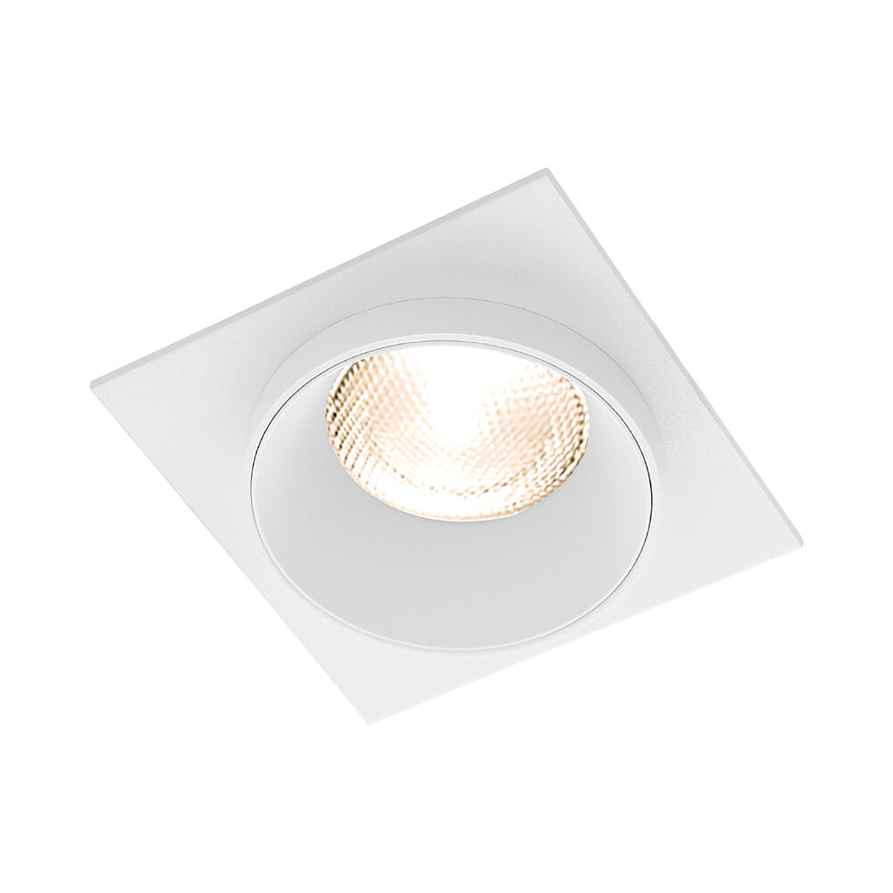 Spot Incastrat Patrat Alb Dulie MR16 Ø92x38mm