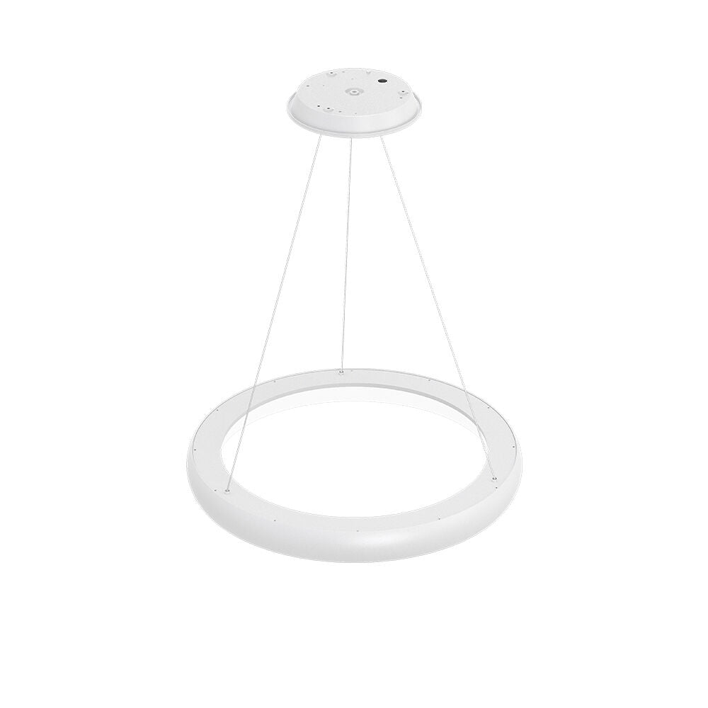 Lustra LED Suspendata BELLA White, 3 Lumini din buton Echivalent 500W