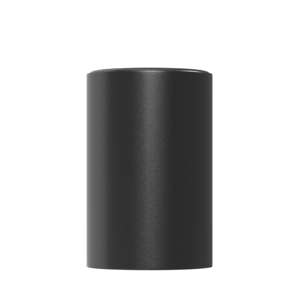 Spot Aplicat Rotund Negru & Auriu Dulie GU10 Ø80x117mm