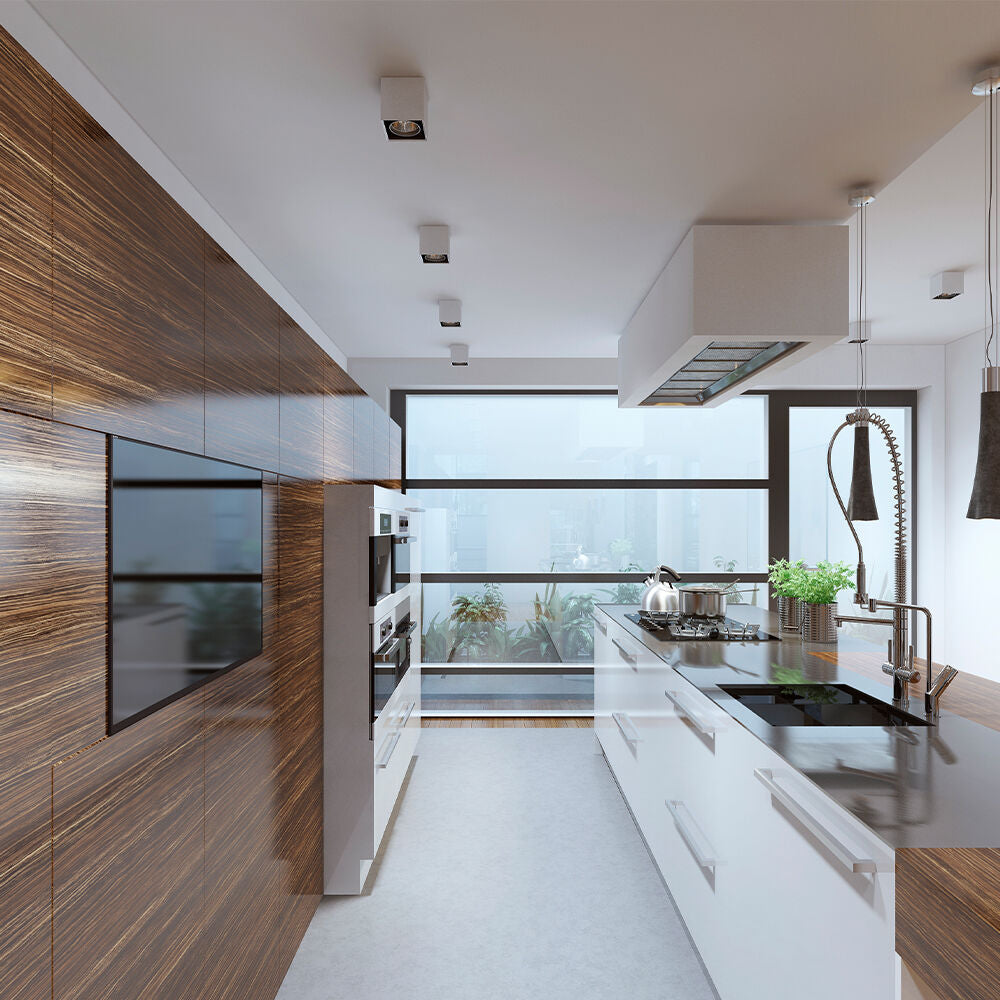 Spot Aplicat Patrat Alb & Negru Dulie GU10 L80xH117mm