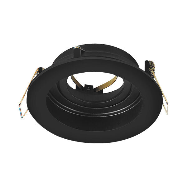 Spot Incastrat Rotund Fascicul Reglabil Negru Dulie MR16 Ø100x30mm