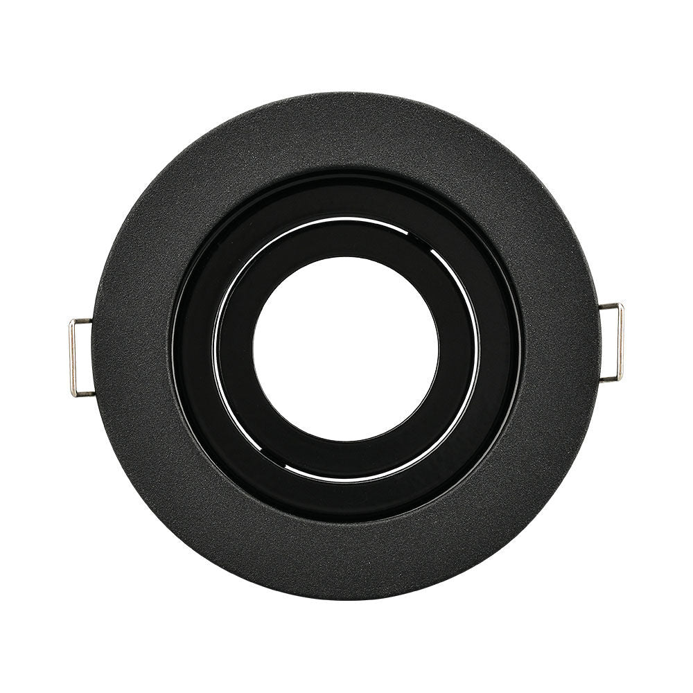 Spot Incastrat Rotund Fascicul Reglabil Negru Dulie MR16 Ø100x30mm