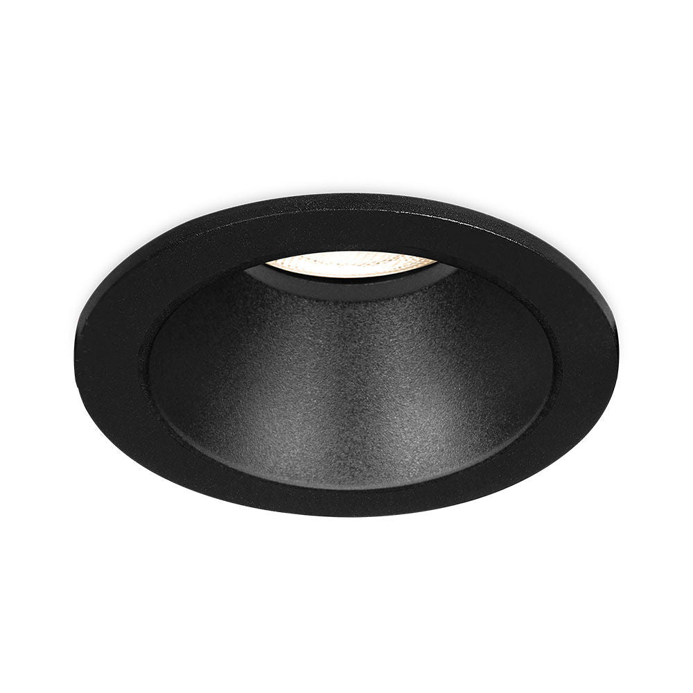 Spot Incastrat Rotund Negru Dulie MR16 Ø85x32mm