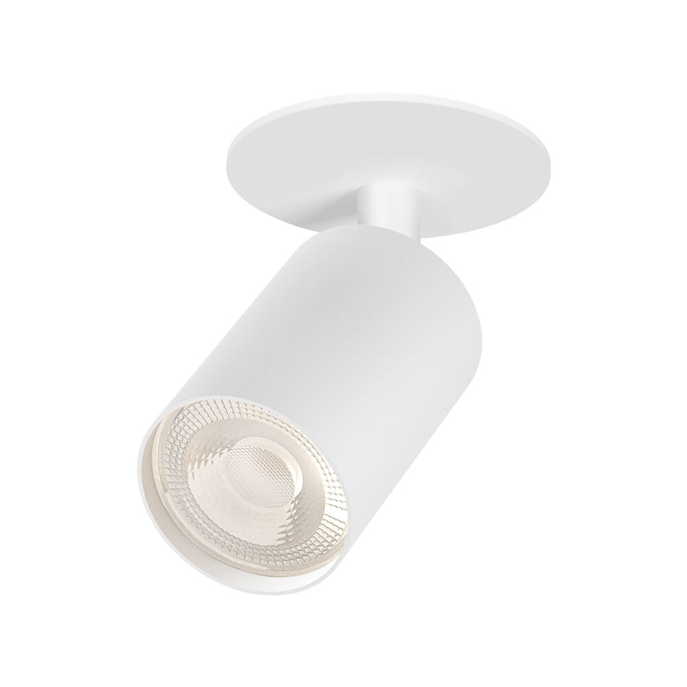 Spot Incastrat Orientabil Rotund Alb Dulie GU10 Ø55x83mm