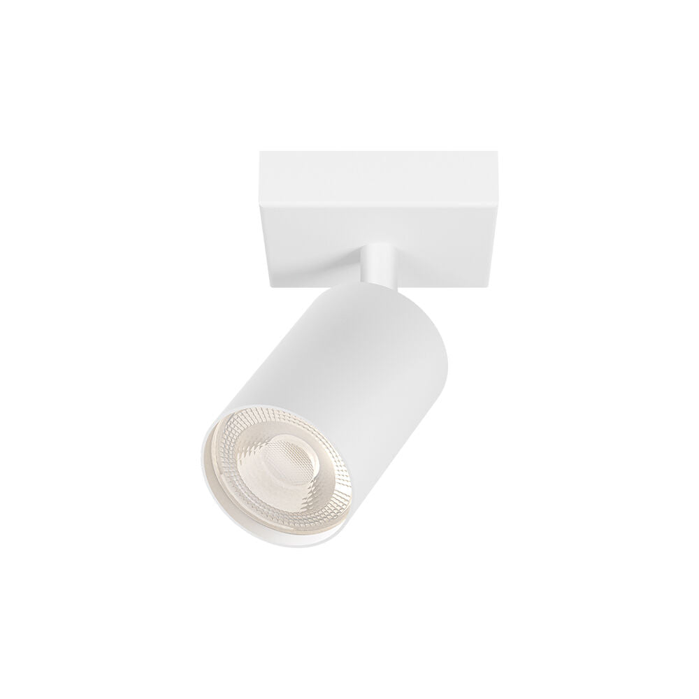 Spot Aplicat Orientabil Rotund Alb Dulie GU10 Ø55x120mm