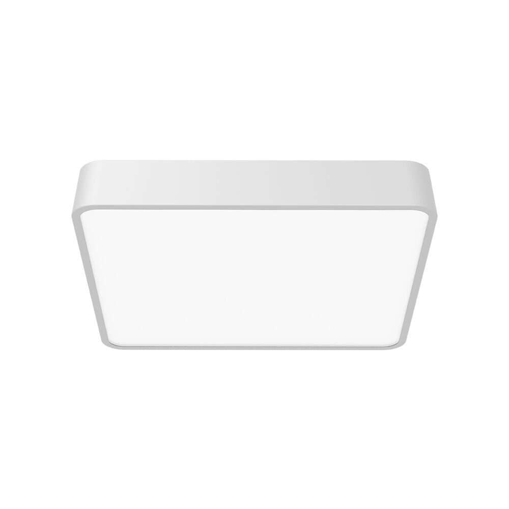 Plafoniera LED Alba 36W BLADE Patrata Echivalent 400W Dimabila 3 Lumini din Buton