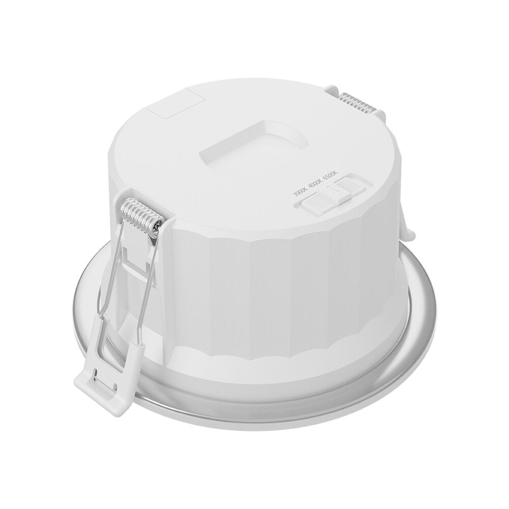 Spot LED 9W Incastrabil CCT cu 3 Lumini Rotund Alb pentru Exterior IP54