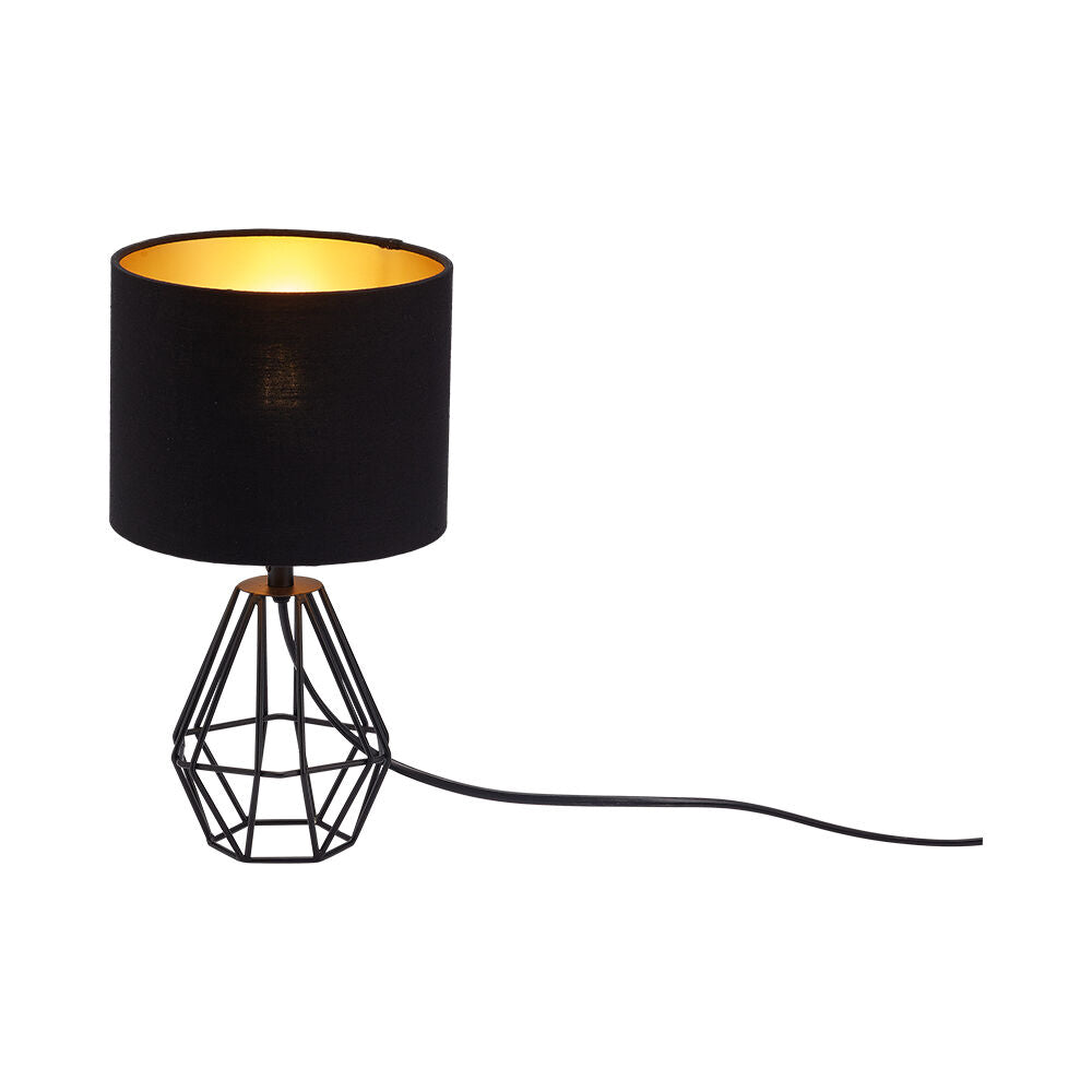 Veioza Decorativa MYNA Black 1xE14