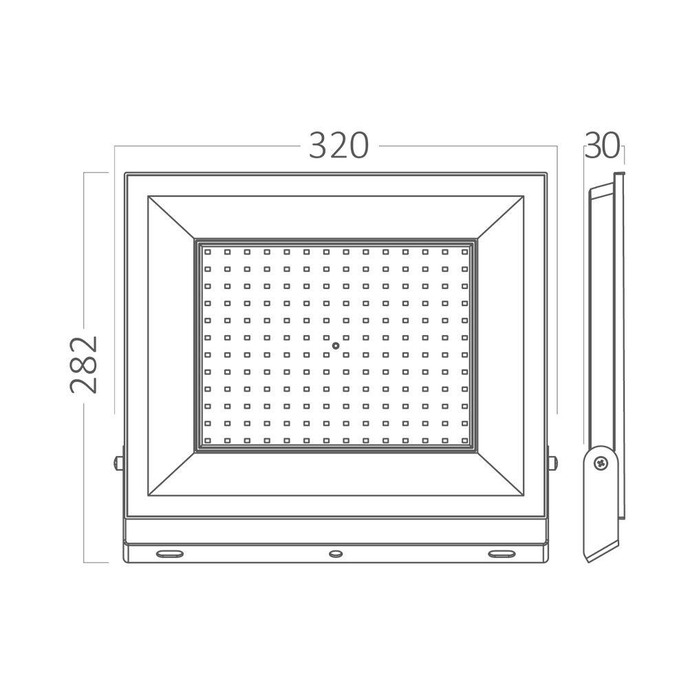 Proiector LED FLOOD Black 150W 16500lm IP65