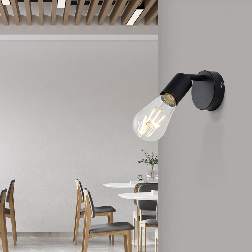 Aplica SERY Black 1xE27