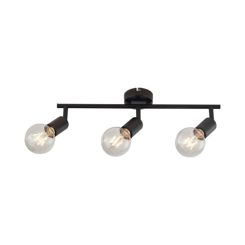 Lustra SERY cu 3 Spoturi Reglabile Black