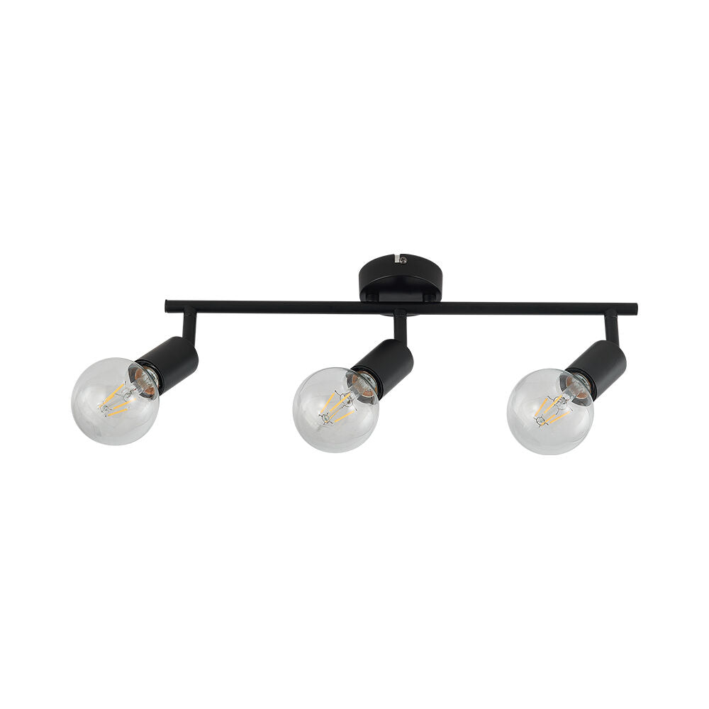 Lustra SERY cu 3 Spoturi Reglabile Black