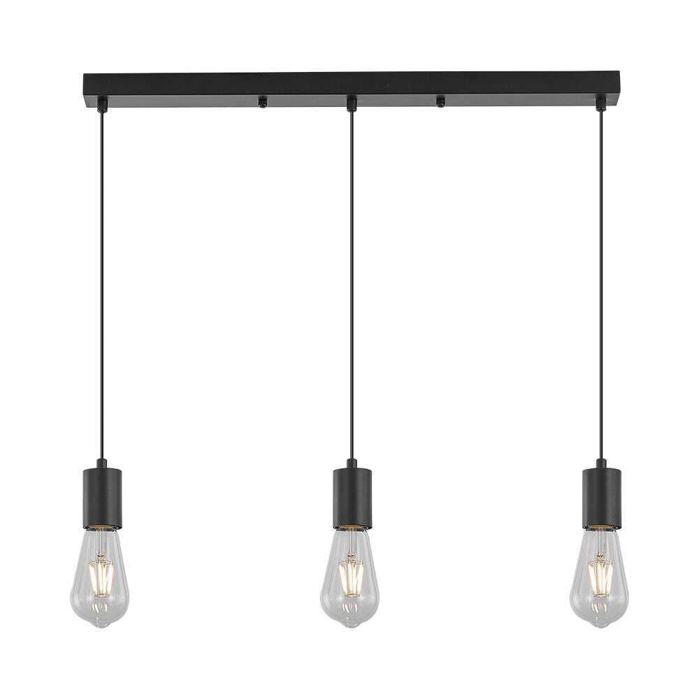 Lustra Suspendata SERY Line Black 3xE27