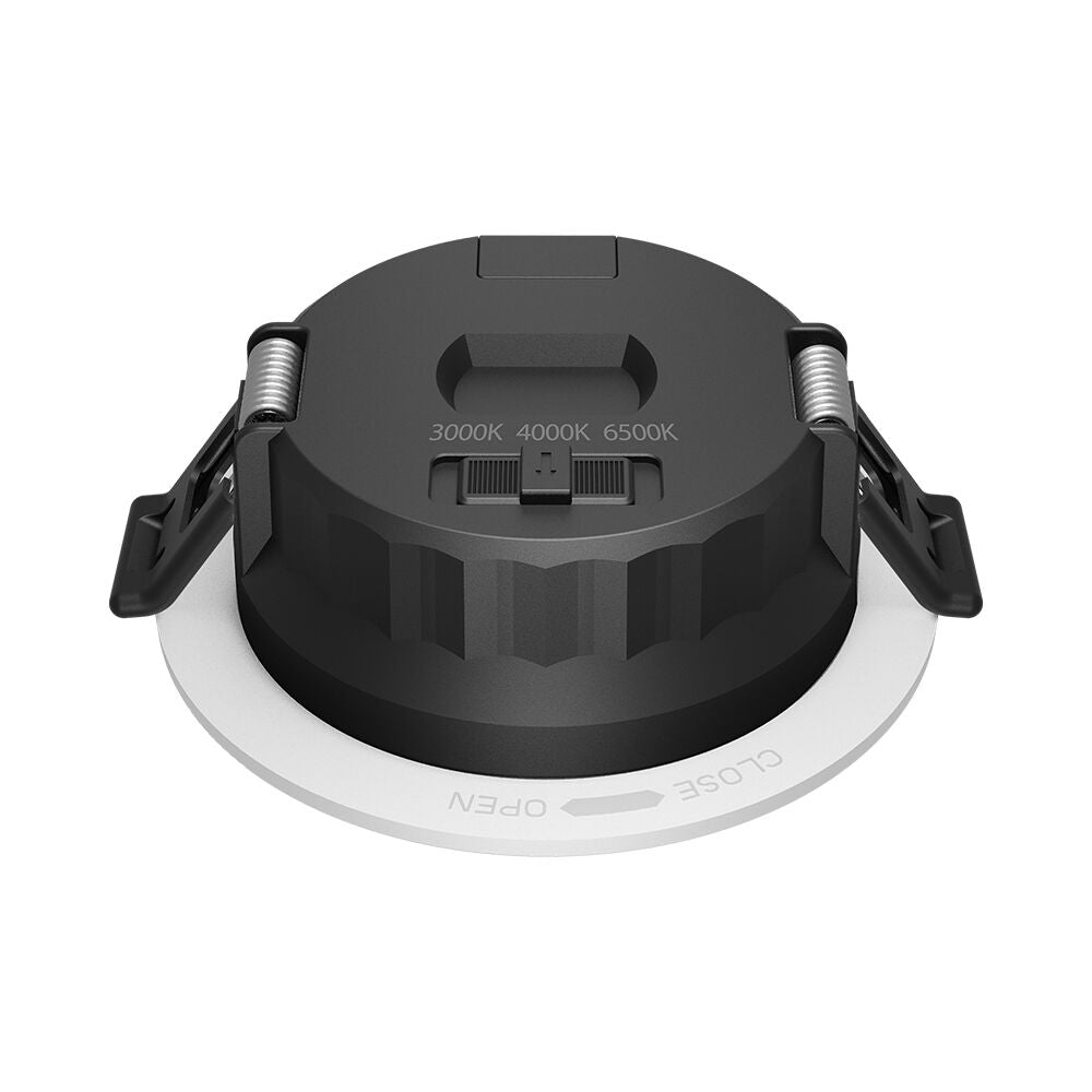 Spot LED Incastrabil Rotund Alb si Negru cu 3 Lumini ⌀8.5CM