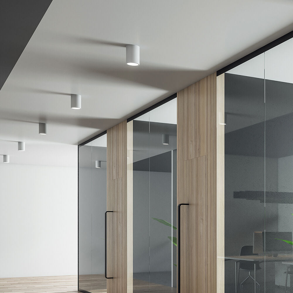 Spot Aplicat Rotund Alb Dulie GU10 Ø55x102mm