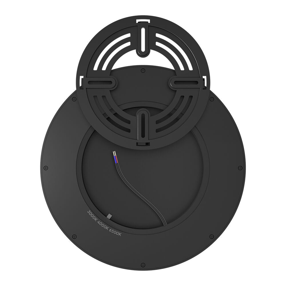 Plafoniera LED Baie Zetta 20W 23cm IP40 3 Lumini Black Echivalent 160W