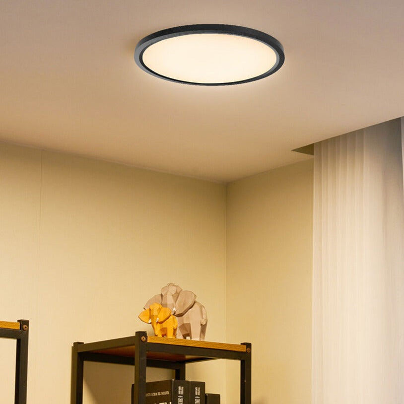 Plafoniera LED Zetta 50CM Neagra IP40 3 Lumini Echivalent 400W