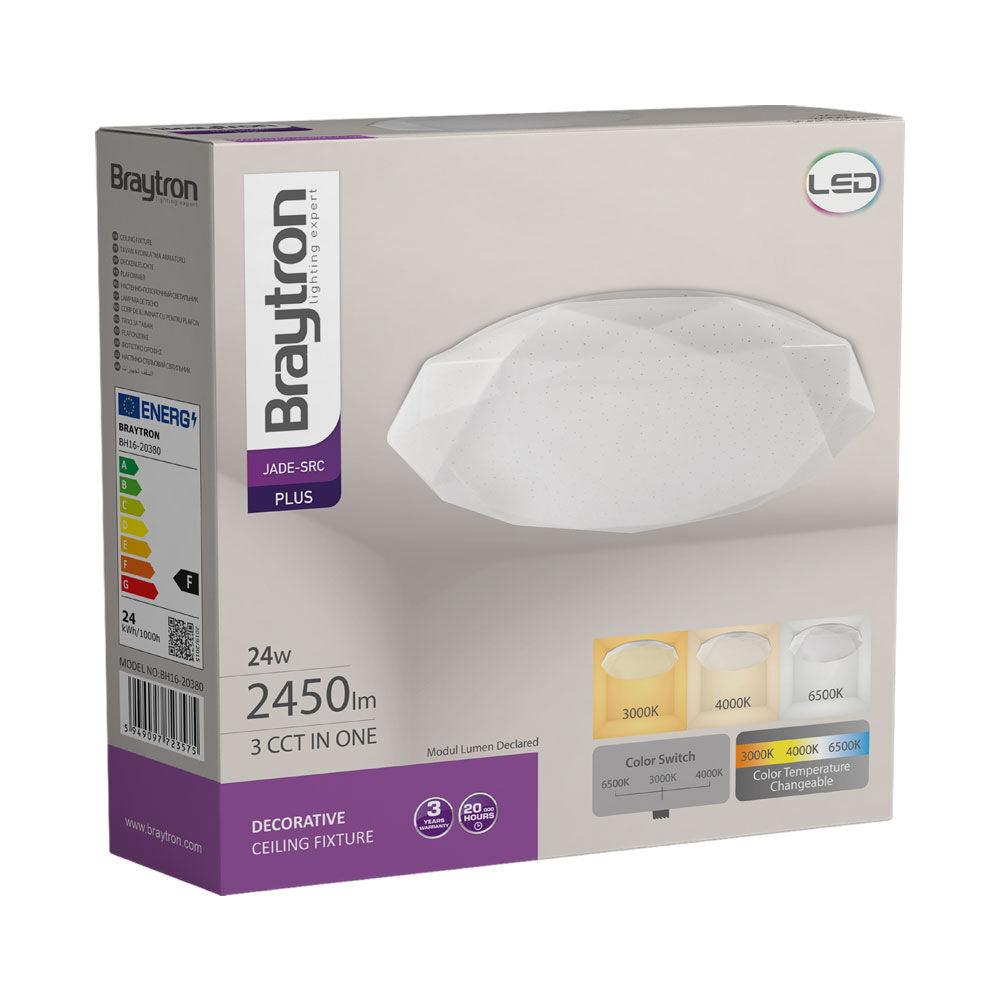 Plafoniera LED 24W Diamond Echivalent 300W 34CM