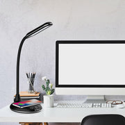 Veioza LED Neagra Dimabila Incarcare Wireless 3 Tipuri de Lumina 48CM