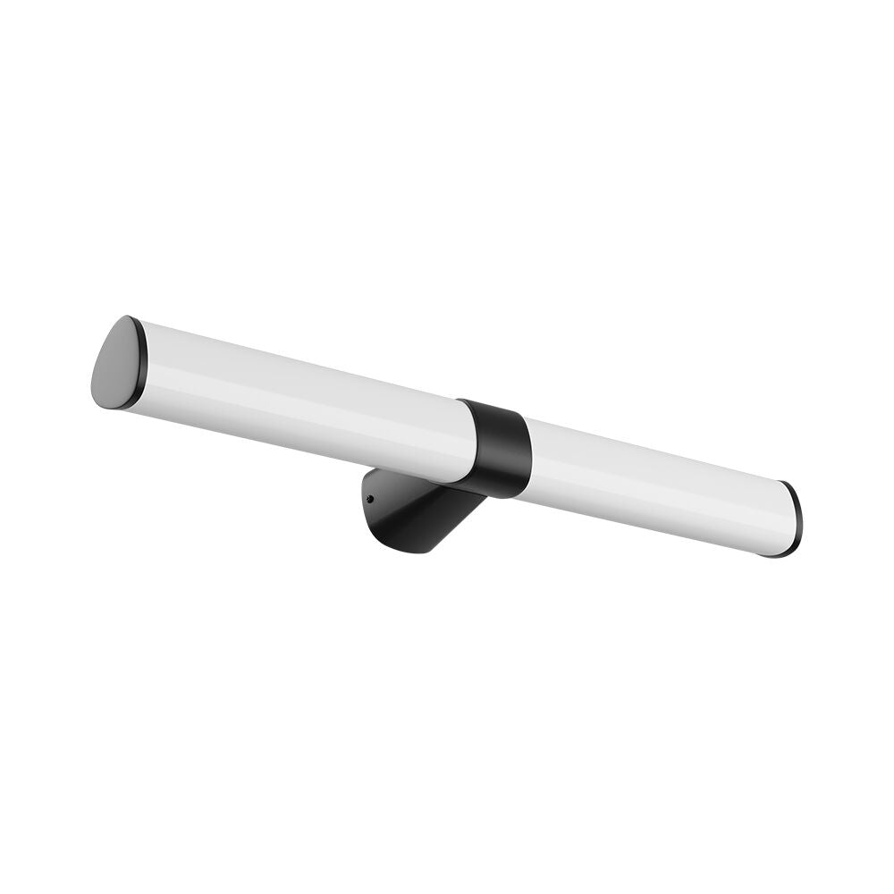 Aplica LED Baie 16W ORVIA Neagra 60cm 3 Lumini din Buton