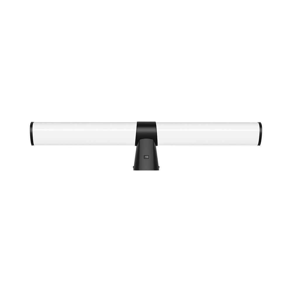 Aplica LED Baie 16W ORVIA Neagra 60cm 3 Lumini din Buton