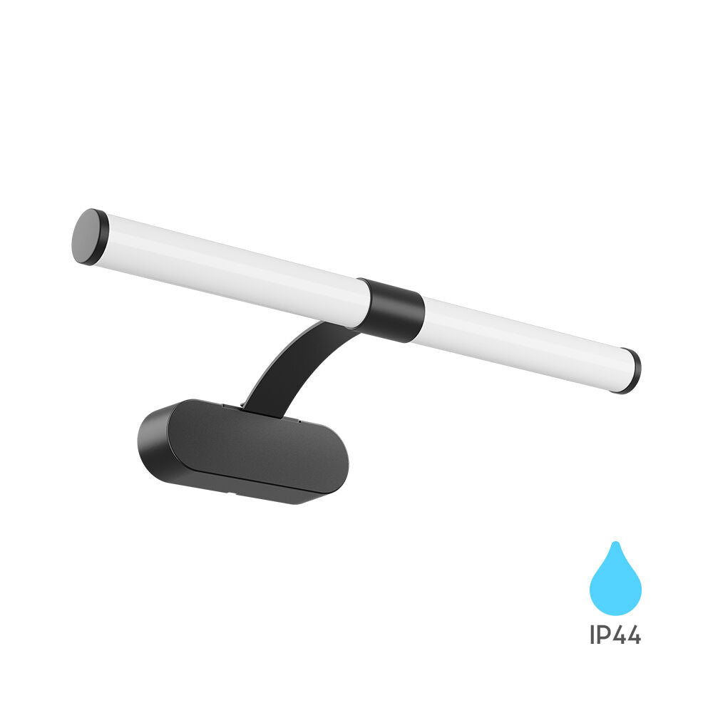 Aplica LED Baie 7W ELVANI Neagra 40cm Lumina Neutra