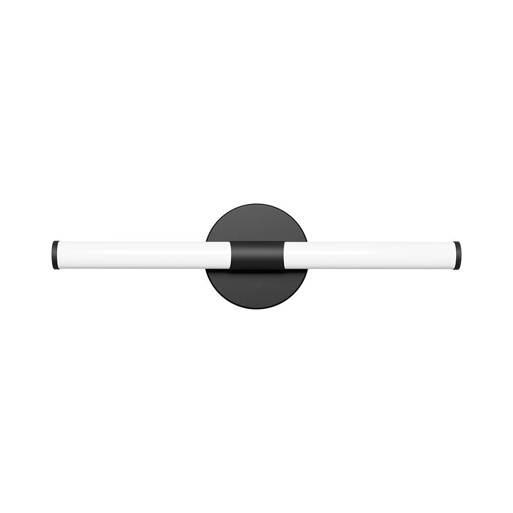Aplica LED Baie 7W ELVORA Neagra 45cm 3 Lumini din Buton