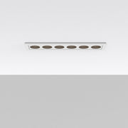 Spot LED Liniar Incastrabil CCT Alb si Negru cu 3 Lumini 16.3x4.1CM