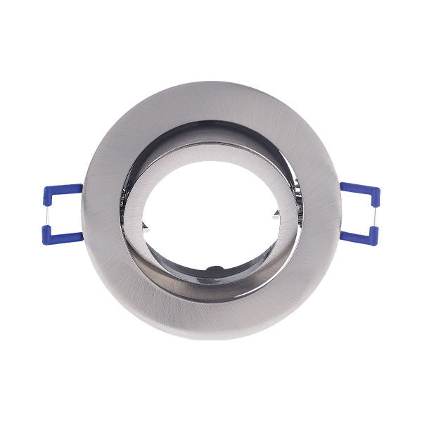 Spot Incastrat Rotund Fascicul Reglabil Argintiu Dulie MR16 Ø82x25mm