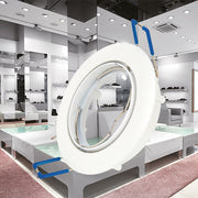 Spot Incastrat Rotund Fascicul Reglabil Alb Dulie MR16 Ø84x22mm