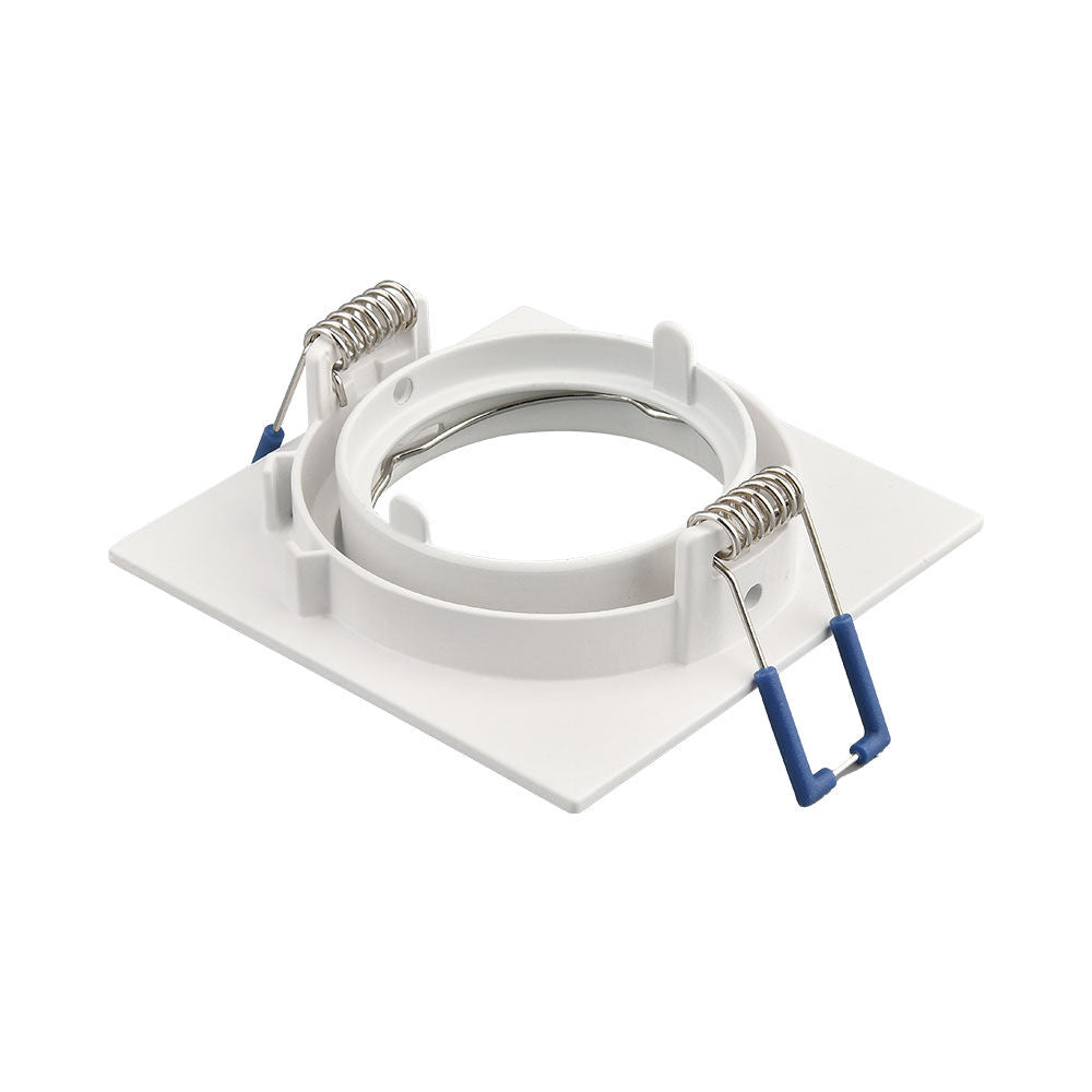 Spot Incastrat Patrat Fascicul Reglabil Alb Dulie MR16 L82xH23mm