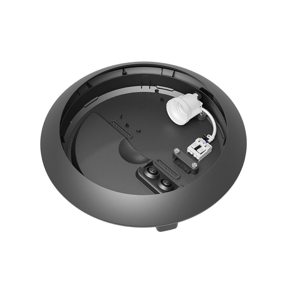 Plafoniera Exterior 1xE27 NAPOLI IP65 Black cu Senzor 5 Ani Garantie