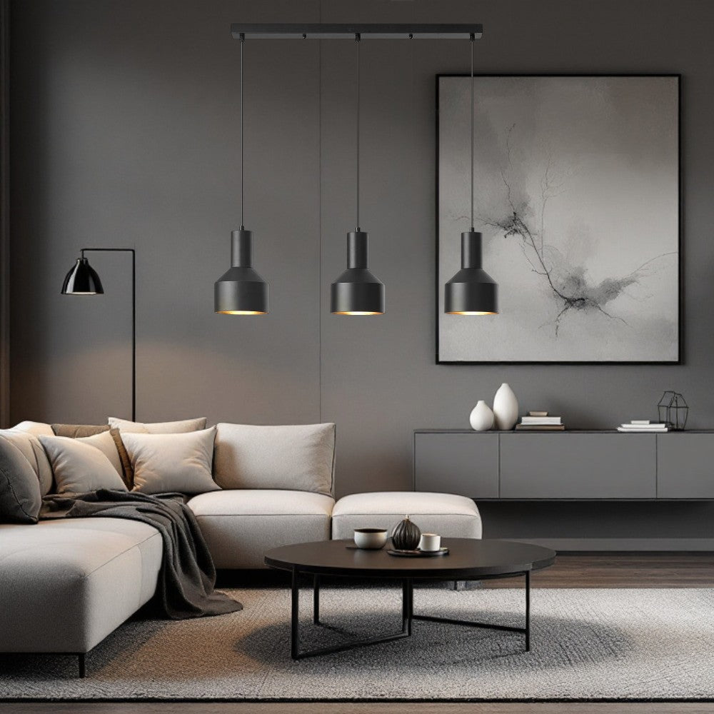 Lustra Suspendata Liniara 3xE27 Arcane Black