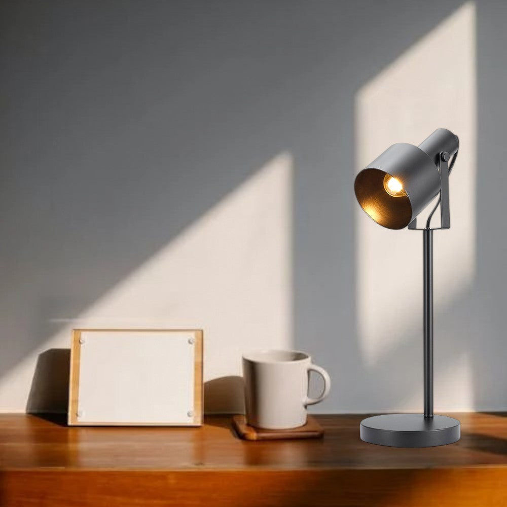 Veioza Moderna cu Bec 1xE27 Arcane Black